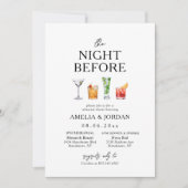 De nacht voor het eten repetitie & de Drinken Kaart (Voorkant)