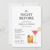 De nacht voor het eten repetitie & de Drinken Kaart (Voorkant)