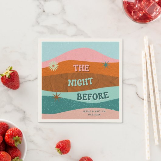 De nacht voor het persoonlijk eten van de repetiti servet (Insitu)