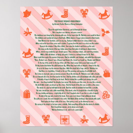 DE NACHT VOOR HET Poster CHRISTMAS (Voorkant)