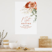 De nacht voor het repetitief diner Welkom Poster (Keuken)