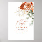 De nacht voor het repetitief diner Welkom Poster (Voorkant)