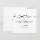 De nacht voor het repetitief eten kaart (Voorkant / Achterkant)