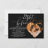 De nacht voor het repetitief eten kaart (Voorkant)