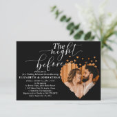 De nacht voor het repetitief eten kaart (Staand voorkant)