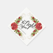 De nacht voor het repetitief eten servet (Hoek)