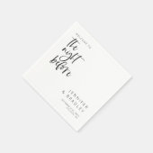 De nacht voor het repetitief eten servet (Hoek)