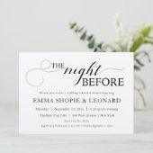 De nacht voor het ritme van de repetitie kaart (Staand voorkant)