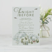 De nacht voor het woud van het huwelijk... kaart (Staand voorkant)