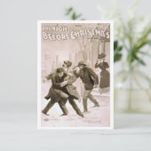 De nacht voor kerst: de moord bedankkaart (Staand voorkant)