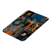 De nacht voor Kerstmis, door Denlow, 1903 (colou Magneet (Linkerzijde)