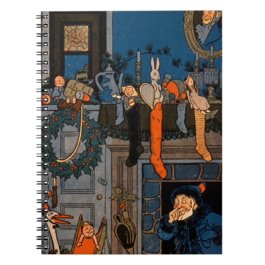 De nacht voor Kerstmis, door Denlow, 1903 (colou Notitieboek (Voorkant)