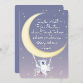 De Nacht voor Kerstmis Feestdagenkaart