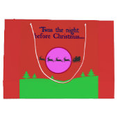 De nacht voor Kerstmis Large Cadeautasje (Achterkant)