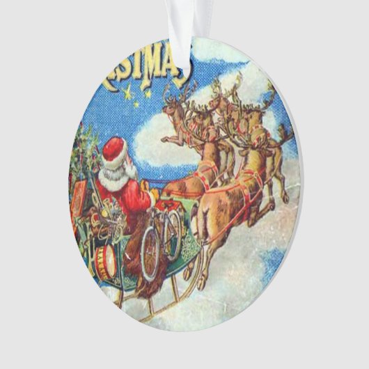 De nacht voor Kerstmis Ornament (voorkant)