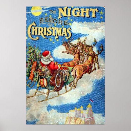 De nacht voor Kerstmis Poster (Voorkant)