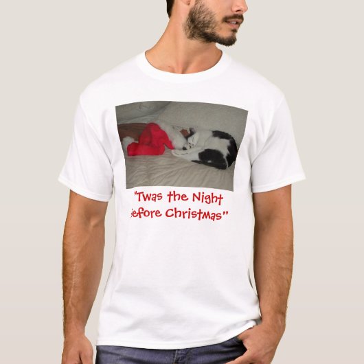 De nacht voor Kerstmis T-shirt (Voorkant)