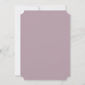 De Nacht Voor Mauve Bloemen Uitnodiging (Achterkant)