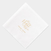 De Nacht Voor | Oefenbruiloft Dinner Folie Servetten (Rechts)