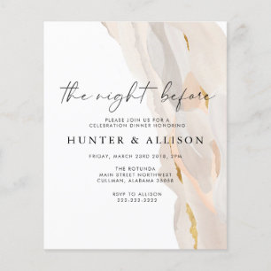 De nacht voor   Uitnodiging