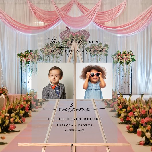 De nacht voordat de Kinder trouwden Acryl Bord