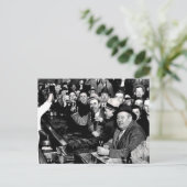 De nacht waarop het verbod is afgelopen briefkaart (Staand voorkant)