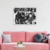 De nacht waarop het verbod is afgelopen canvas afdruk (Insitu (Woonkamer))