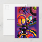 De nachtbestuurder Ken Gage Surrealisme Briefkaart (Voorkant / Achterkant)