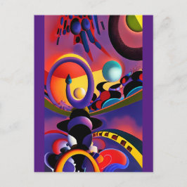 De nachtbestuurder Ken Gage Surrealisme Briefkaart