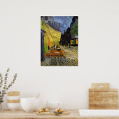 De Nachtcafe van Van Gogh Poster (Keuken)