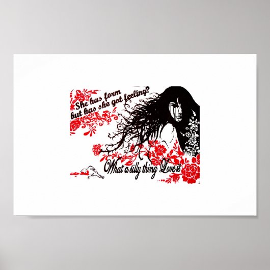 de nachtegale en het roos poster (Voorkant)