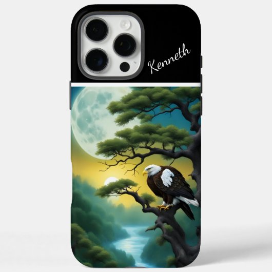 De nachtelijke adelaar van Willow Tree Case-Mate iPhone Case (Achterkant)