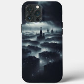 De nachtelijke duisternis van de stad Case-Mate iPhone case (Achterkant)