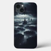 De nachtelijke duisternis van de stad Case-Mate iPhone case (Achterkant)