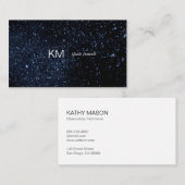 De Nachtelijke Hemel | Sterren Visitekaartje (Voorkant / Achterkant)