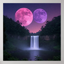 De nachtelijke manen poster