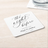 De nachtelijke repetitie kartonnen onderzetters (Schuin)