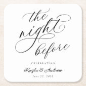 De nachtelijke repetitie kartonnen onderzetters (Voorkant)