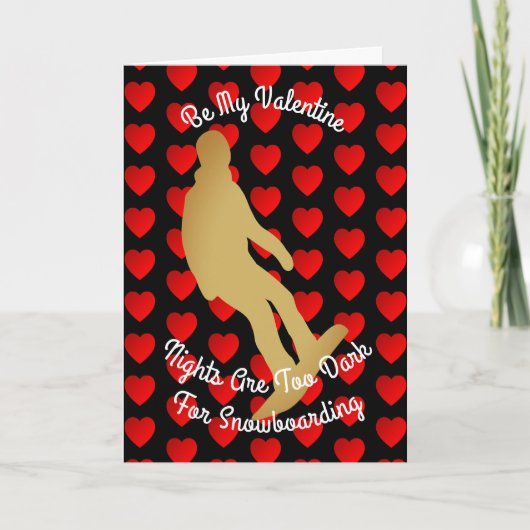 De Nachten van Valentijn zijn te Donker voor Feestdagen Kaart (Voorkant)