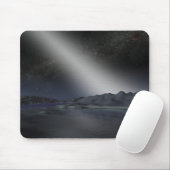 De nachthemel van een hypothetische buitenaardse p muismat (Met muis)