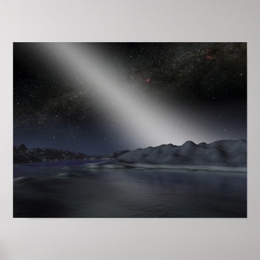 De nachthemel van een hypothetische buitenaardse p poster (Voorkant)