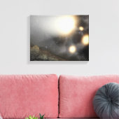 De nachthemel zoals gezien vanuit een hypothetisch canvas afdruk (Insitu (Woonkamer))