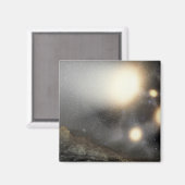 De nachthemel zoals gezien vanuit een hypothetisch magneet (Voorkant / Achterkant)