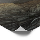 De nachthemel zoals gezien vanuit een hypothetisch poster (Hoek)