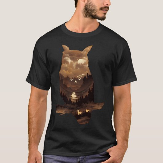 De nachtjager t-shirt (Voorkant)