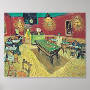 De nachtkoffie van Van Gogh Poster
