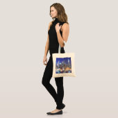 De nachtlichten van de stad tote bag (Voorkant (model))