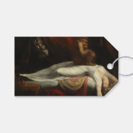 De nachtmerrie (door Henry Fuseli) Cadeaulabel