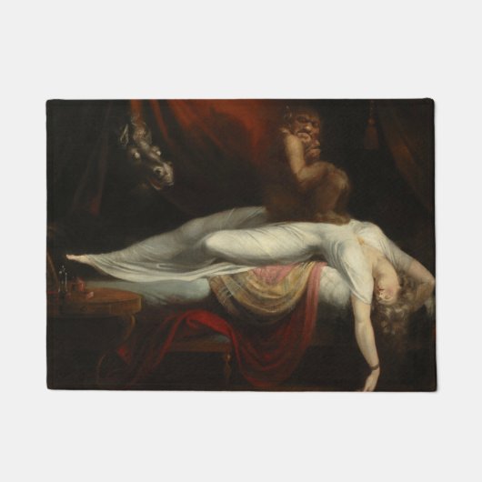De nachtmerrie (door Henry Fuseli) Deurmat (Voorkant)