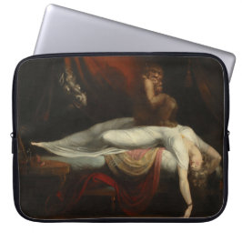 De nachtmerrie (door Henry Fuseli) Laptop Sleeve